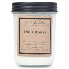 Load image into Gallery viewer, 1803 House Soy Jar Candle Made in America
