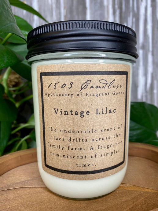 1803 Vintage Lilac Jar Candle