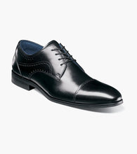 Load image into Gallery viewer, Men's Bryant Cap Toe Oxford Shoes - Black