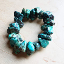 Load image into Gallery viewer, Chunky Genuine Natural Turquoise Beaded Bracelet 802b