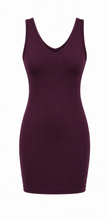 Load image into Gallery viewer, One-Size Reversible V-Neck/Scoop Neck Thigh-Length Layering Sleeveless Dress/Top