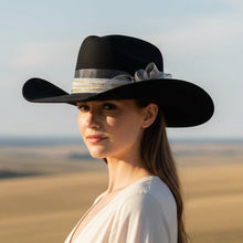 Load image into Gallery viewer, Customized Black Bailey Renegade Hickstead Western Hat