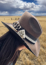 Load image into Gallery viewer, Fully Customizable Tombstone 2X Western Hat - Pecan