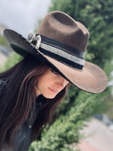 Load image into Gallery viewer, Fully Customizable Tombstone 2X Western Hat - Pecan