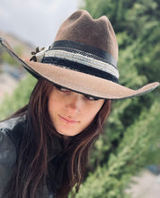 Load image into Gallery viewer, Fully Customizable Tombstone 2X Western Hat - Pecan