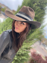 Load image into Gallery viewer, Fully Customizable Tombstone 2X Western Hat - Pecan
