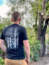 Load image into Gallery viewer, Howitzer Defend the Line Men's Short Sleeve Tee - Black