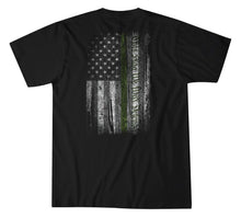 Load image into Gallery viewer, Flag Defend Short Sleeve Tee - Black