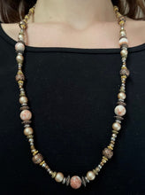 Load image into Gallery viewer, Tailored West Jewelry Gold Rush Collection Necklaces handmade in America USA Long beaded necklace