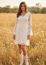 Load image into Gallery viewer, Modern Romance Lace Dress - Ivory