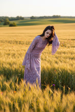 Load image into Gallery viewer, Tailored West Lavender Dusk West Lace Skirt