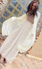 Load image into Gallery viewer, Tailored West Ivory and Buff Vintage Romance Adjustable Maxi Skirt