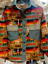 Load image into Gallery viewer, Southwest Button Front Shacket Top - SOLD out but we're making more!