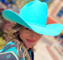 Load image into Gallery viewer, Lightning 4X Western Hat - Turquoise