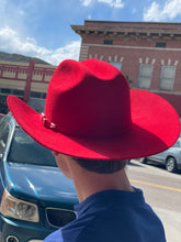 Load image into Gallery viewer, Lightning 4X Western Hat - Red