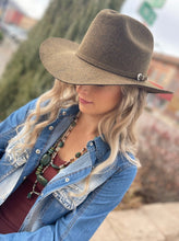 Load image into Gallery viewer, Tailored West Wallen  unisex Western-Style Hat Dark Warm Olive Green