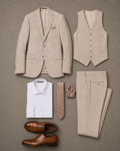 Load image into Gallery viewer, *CUSTOM* Michael Kors Performance Stretch Suit - Tan