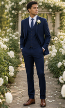 Load image into Gallery viewer, *CUSTOM* Jackson James Gold Super 120's suit - Dark Indigo