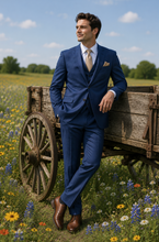 Load image into Gallery viewer, *CUSTOM* Michael Kors Performance Stretch Suit - Blue