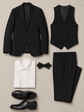 Load image into Gallery viewer, *CUSTOM* Couture 1910 Slim Fit Suit - Black