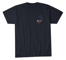Load image into Gallery viewer, Skull Flag Short Sleeve Tee - Dark Navy
