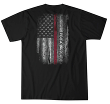 Load image into Gallery viewer, Stand the Line Short Sleeve Tee - Black