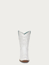 Load image into Gallery viewer, Corral Z507 Embroidery Snip Toe Ankle Boots - White Tailored West