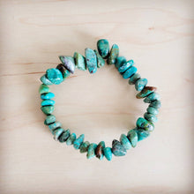 Load image into Gallery viewer, Chunky Genuine Natural Turquoise Beaded Bracelet 802b