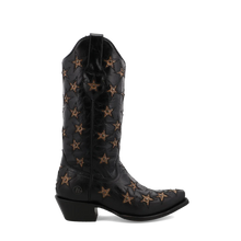 Load image into Gallery viewer, Black Star Marfa Boots - Black and Bone 1
