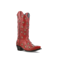 Load image into Gallery viewer, Marfa Boots - Red and Bone