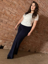 Load image into Gallery viewer, Tailored West Palazzo Pant Navy
