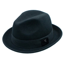 Load image into Gallery viewer, Patrick Fedora Hat - Black
