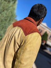 Load image into Gallery viewer, Men's Zip Front Jacket - Tan Suede