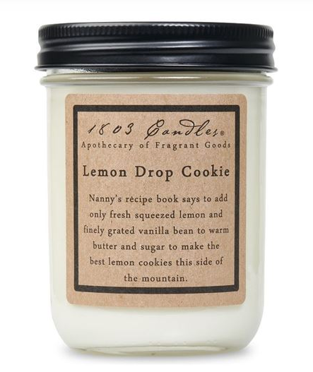1803 Lemon Drop Cookie Jar Candle
