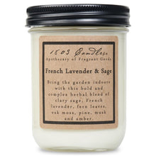 Load image into Gallery viewer, 1803 French Lavender and Sage Jar Candle