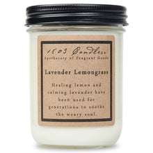 Load image into Gallery viewer, 1803 Lavender and Lemongrass Jar Candle