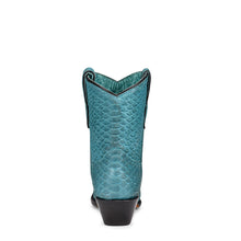 Load image into Gallery viewer, Corral A4195 Turquoise Python Full Exotic Ankle Boots