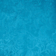 Load image into Gallery viewer, Aqua Jacquard Silk Wild Rag Scarf 34-inch

