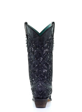 Load image into Gallery viewer, Corral Black Glitter Inlay Boots C4323
