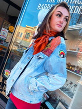 Load image into Gallery viewer, Cortez Distressed Denim Jacket