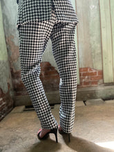 Load image into Gallery viewer, Houndstooth Suit Pant - Black and White
