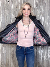 Load image into Gallery viewer, Leather Motorcycle Jacket - Black