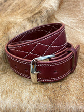 Load image into Gallery viewer, Men&#39;s Handmade Western Belt - Cowboy Stitch Latigo
