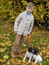 Load image into Gallery viewer, Kid's Shawl Cardigan - Oatmeal