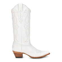 Load image into Gallery viewer, Corral White with Embroidery Snip Toe Boot Z5046