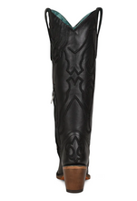 Load image into Gallery viewer, Corral Z5075 Black Tall Top Boots with Matching Stitch Pattern and Inlay Tailored West Canon City Colorado Springs