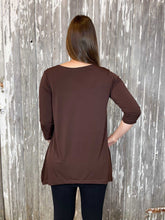 Load image into Gallery viewer, Freddi Top - Chocolate Brown