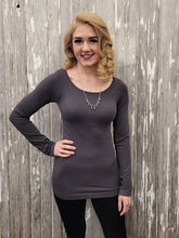 Load image into Gallery viewer, Round Neck Long Sleeve Top