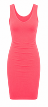 Load image into Gallery viewer, One-Size Reversible V-Neck/Scoop Neck Thigh-Length Layering Sleeveless Dress/Top
