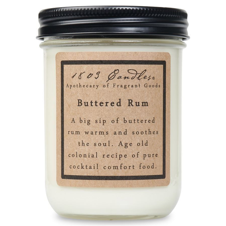 1803 Buttered Rum Jar Candle